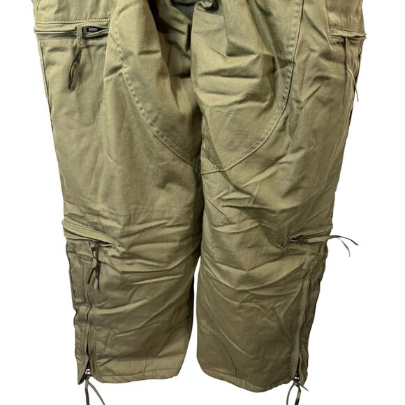Military Mounted Crewmen and Airmen Insulated Overalls Green Medium - Picture 9 of 9